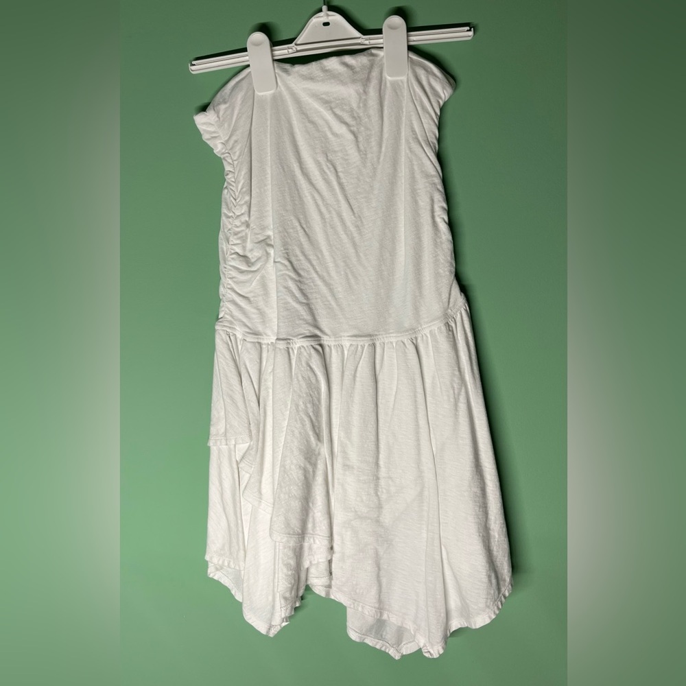 Aerie White Strapless Dress